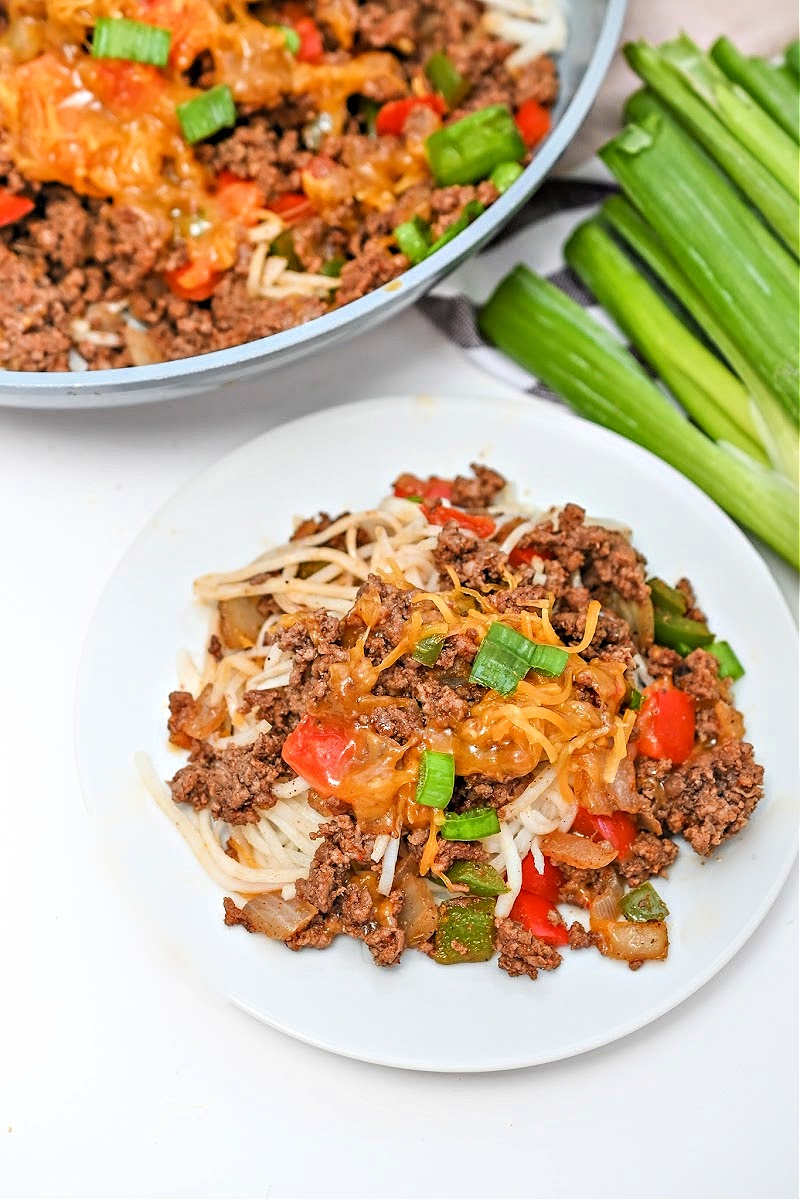 Keto Taco Spaghetti