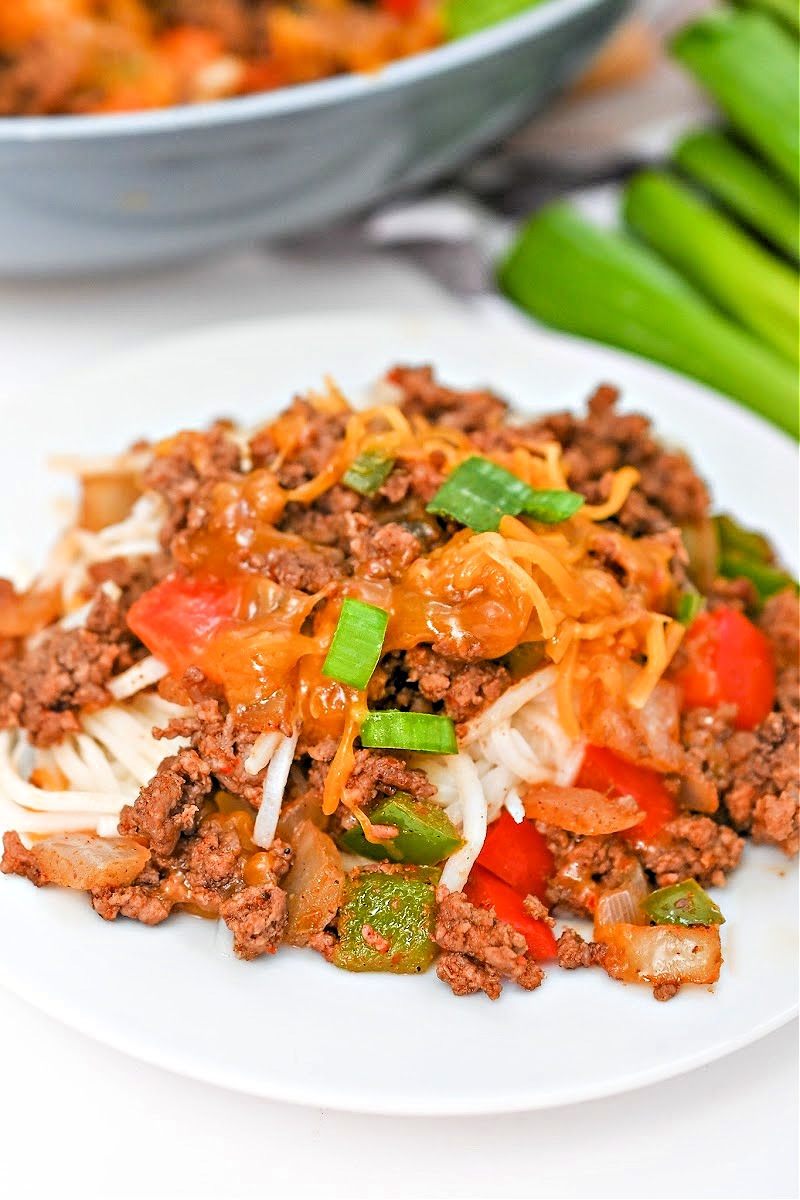 Keto Taco Spaghetti