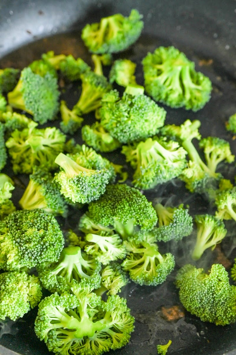 Steaming Broccoli