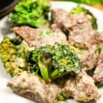 Keto Steak and Broccoli Alfredo