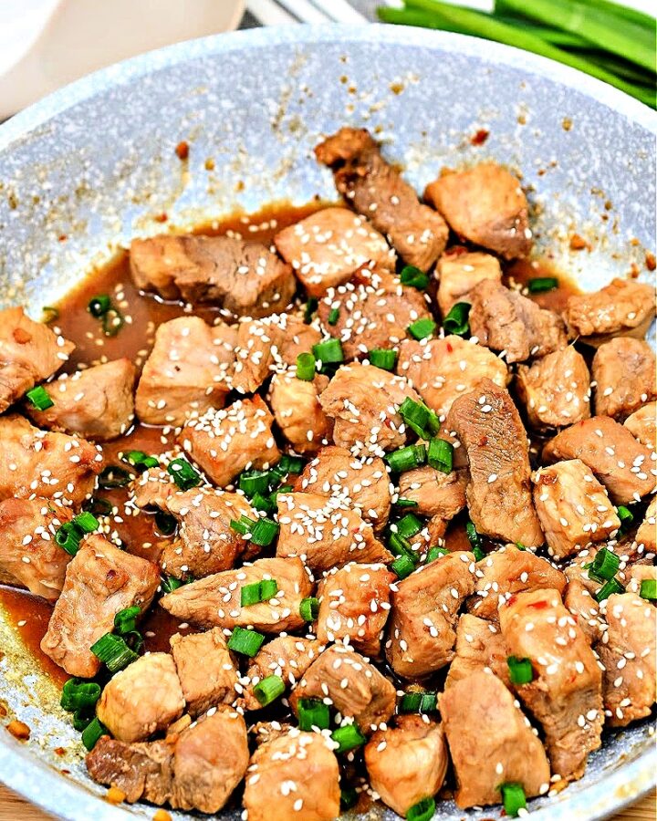 Keto Asian Sweet and Spicy Pork