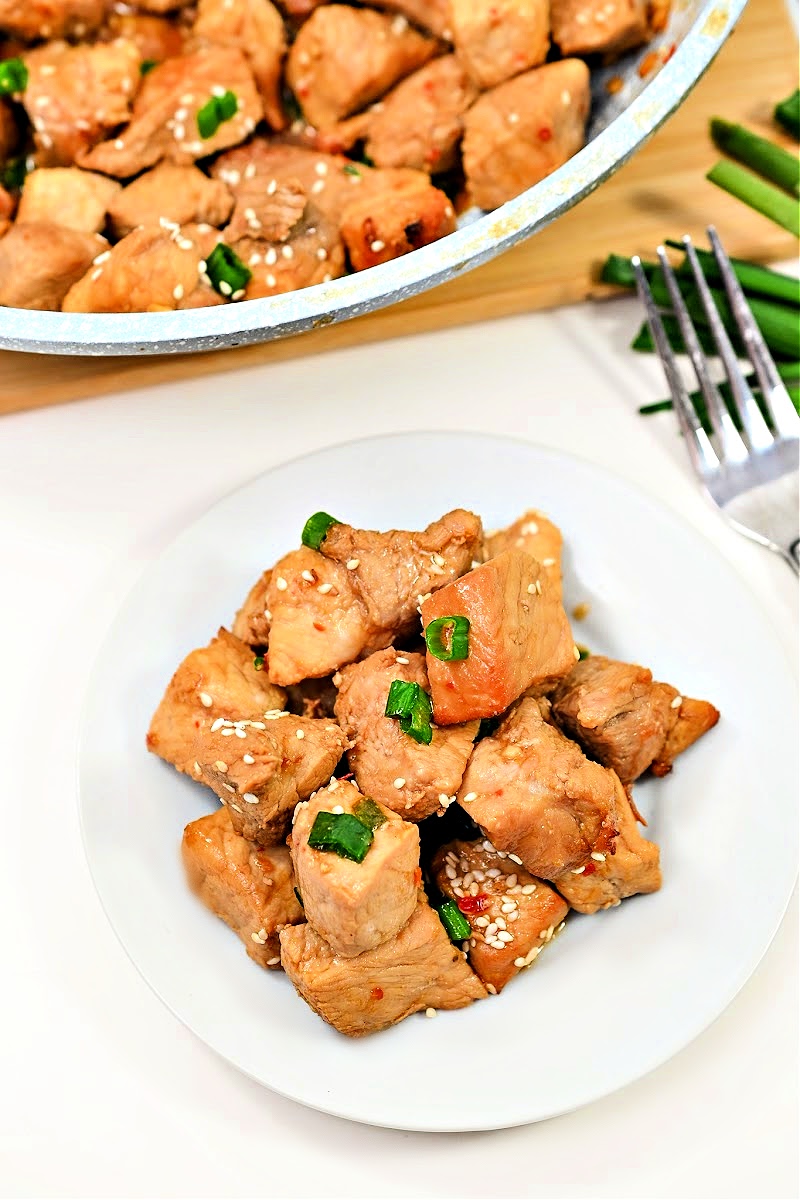 Keto Asian Sweet and Spicy Pork