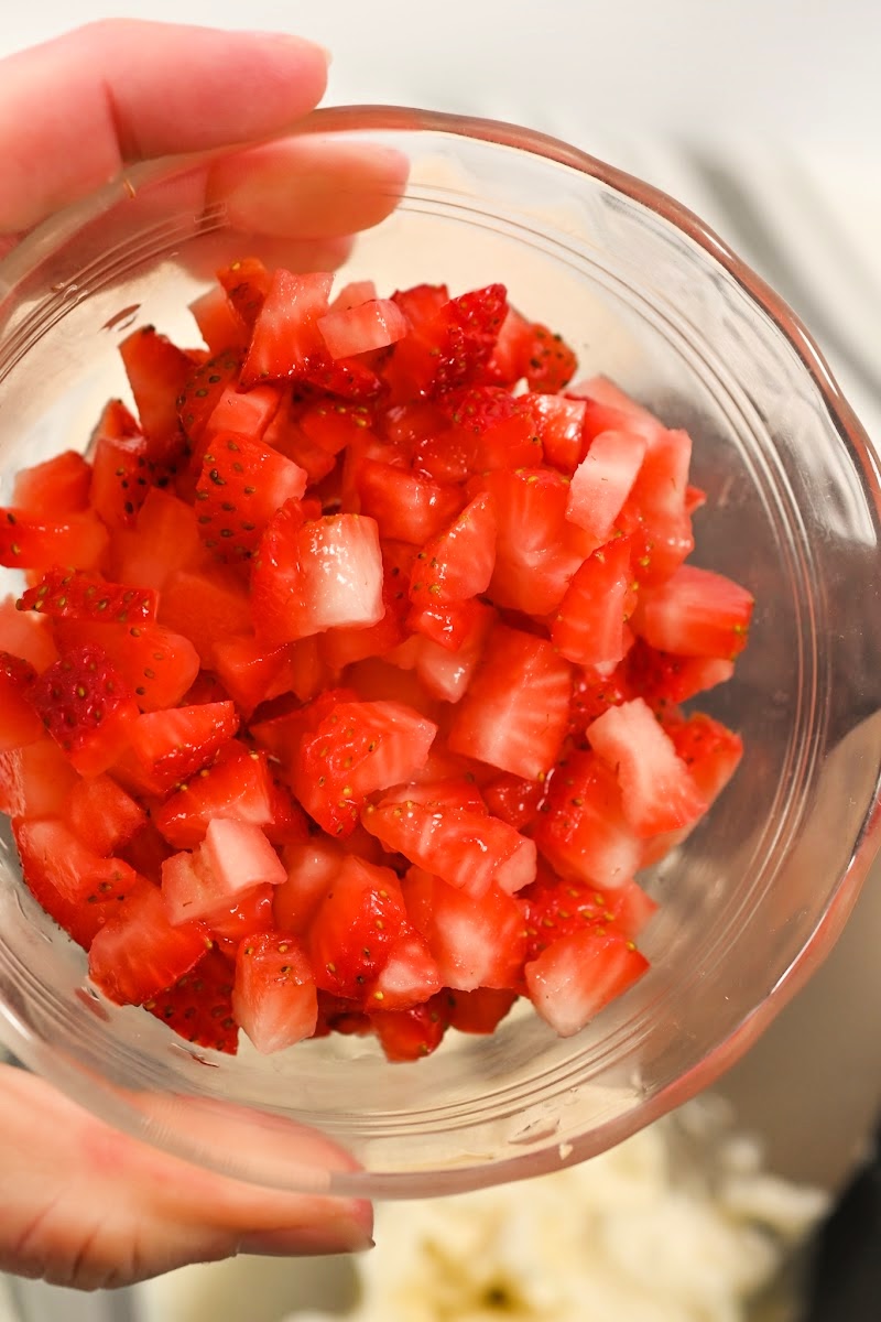 Diced Strawberries