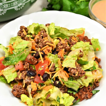 Keto Doritos Ground Beef Salad