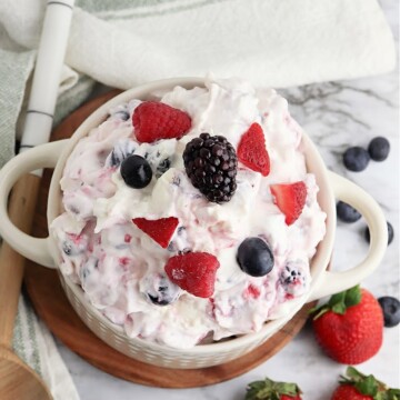 Keto Very Berry Cheesecake Salad