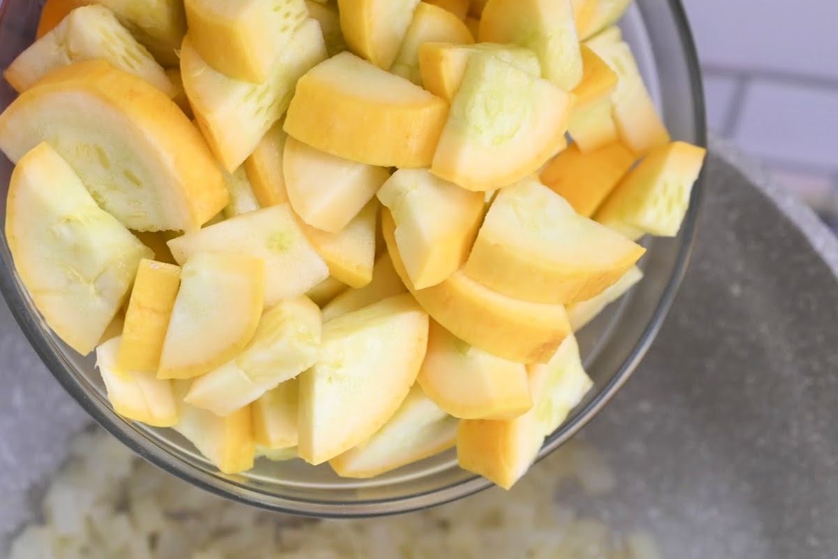 Diced Yellow Squash