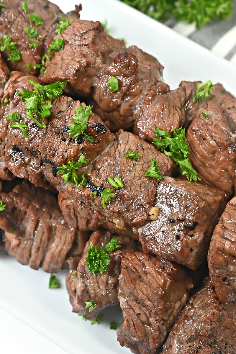 Keto Grilled Sirloin Kebabs