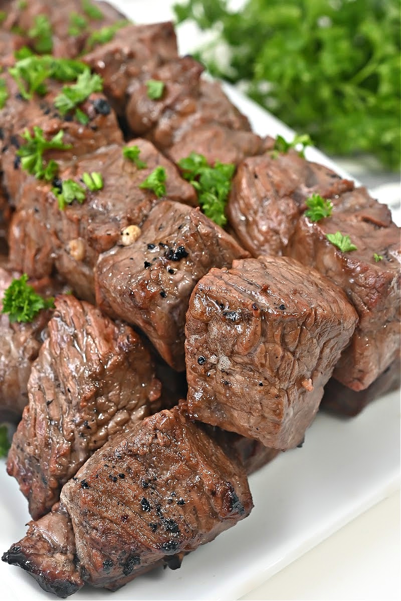 Keto Grilled Sirloin Kebabs