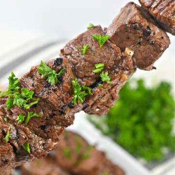 Keto Grilled Sirloin Kebabs