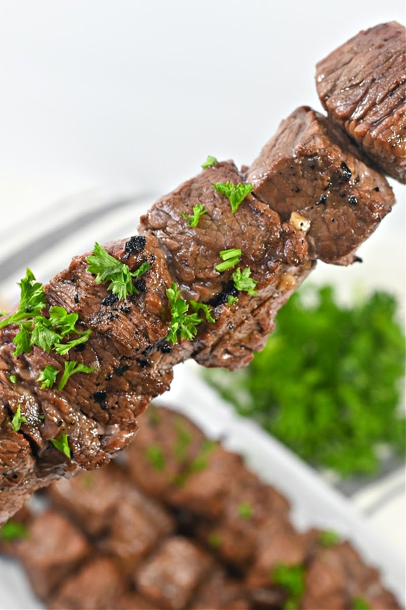Keto Grilled Sirloin Kebabs