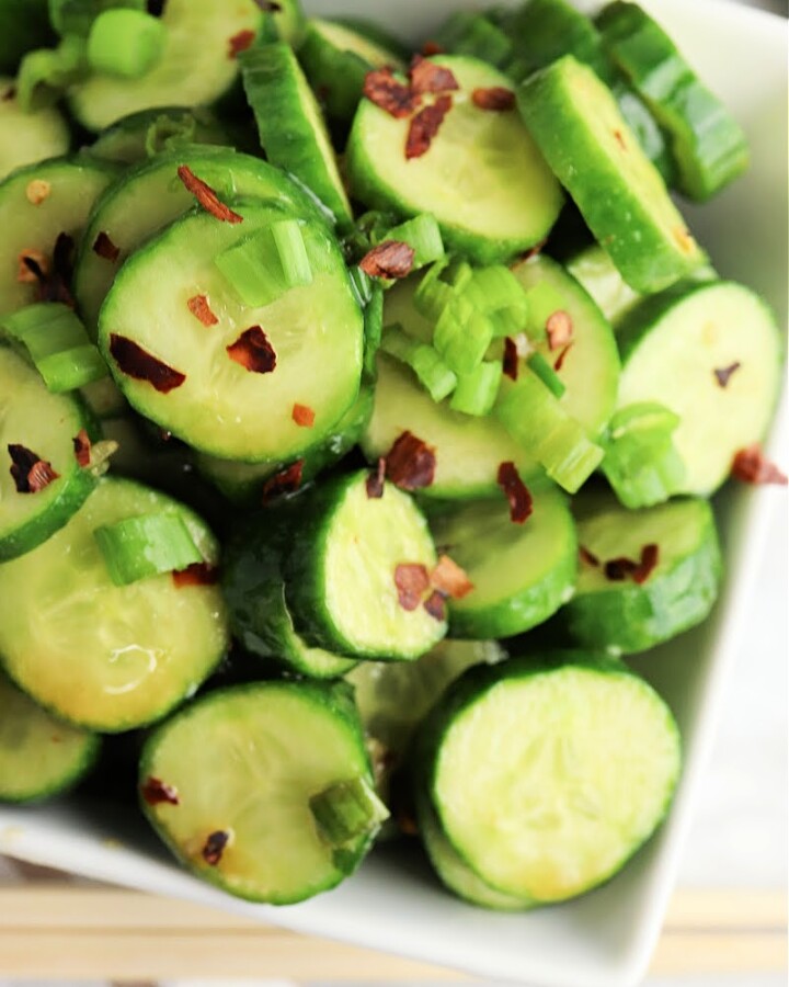 Keto Korean Cucumber Salad