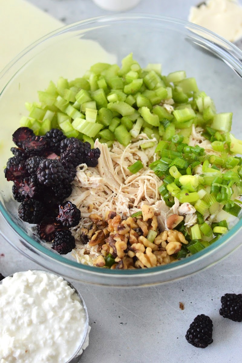 Adding the dry ingredients to a mixing bowl