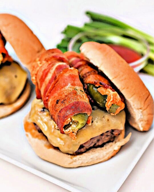 Keto Jalapeno Poppers Burger