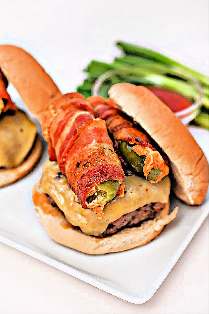 Keto Jalapeno Poppers Burger