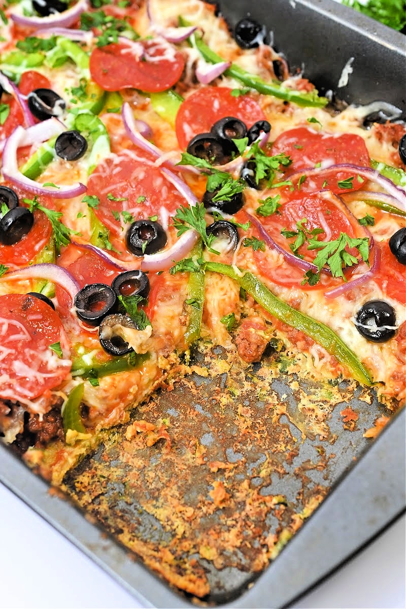 Keto Zucchini Pizza Casserole