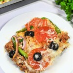 Keto Zucchini Pizza Casserole