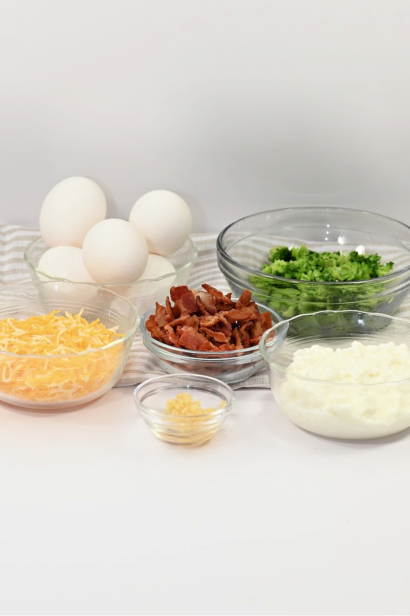 Keto Cottage Cheese Egg Muffins Ingredients
