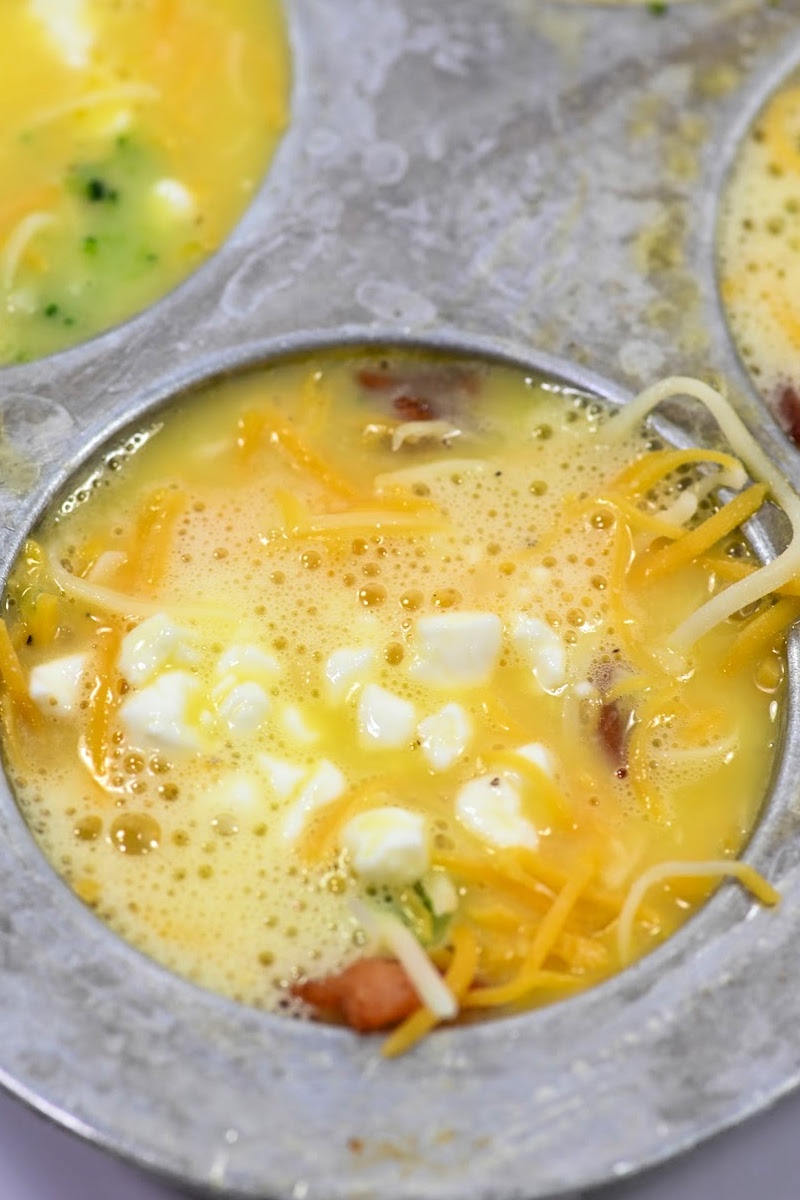 Uncooked Keto Cottage Cheese Egg Muffins