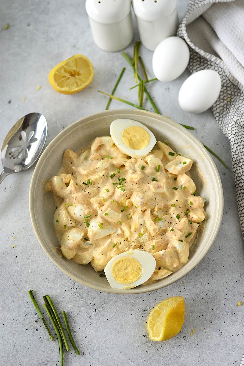 Low Carb Greek Yogurt Egg Salad