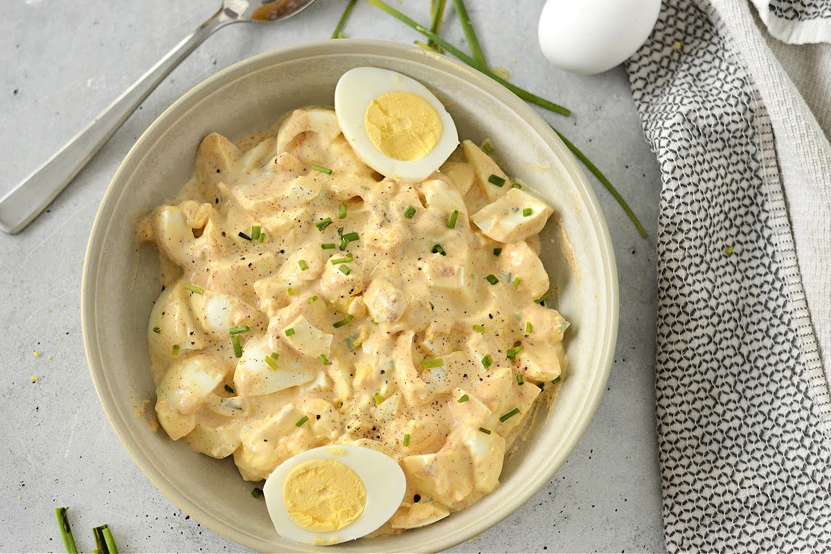 Low Carb Greek Yogurt Egg Salad