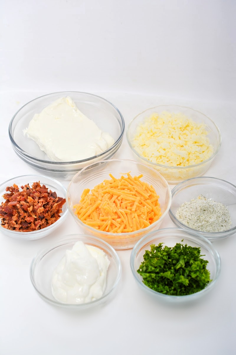 Keto Bacon Ranch Cheese Ball Ingredients