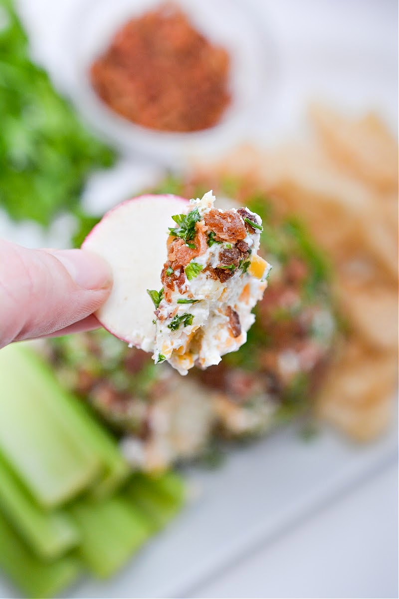 Keto Bacon Ranch Cheese Ball