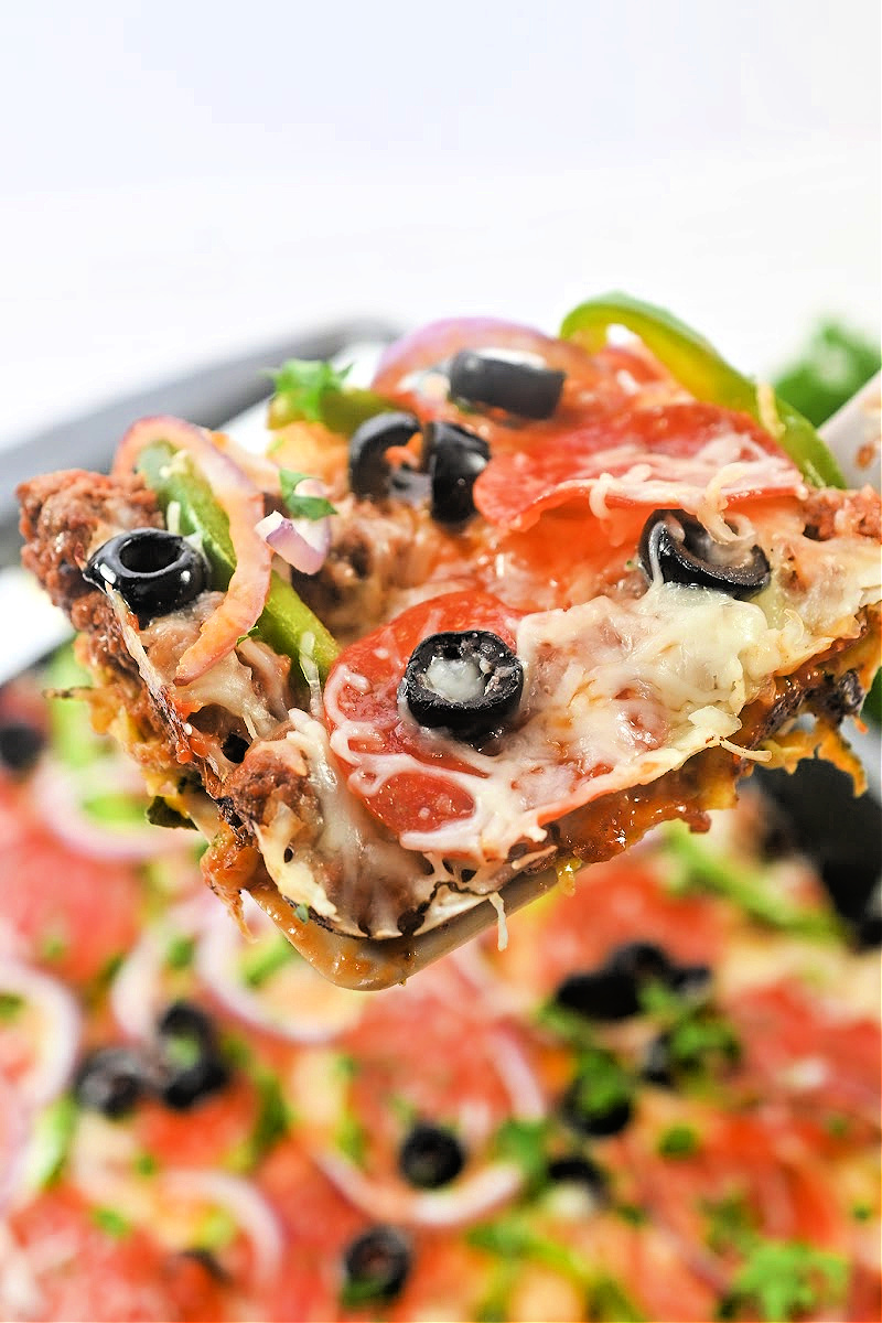 Keto Zucchini Pizza Casserole