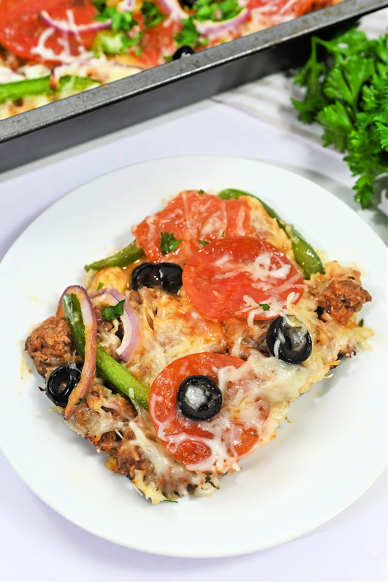 Keto Zucchini Pizza Casserole
