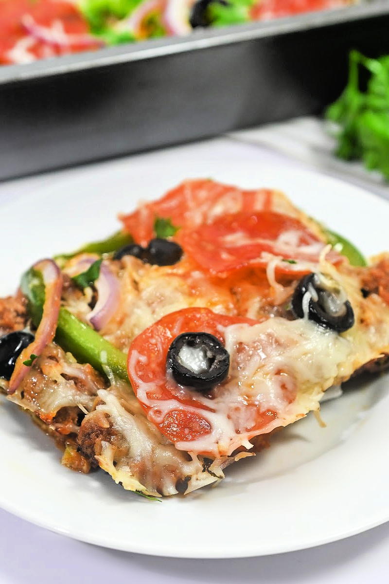 Keto Zucchini Pizza Casserole