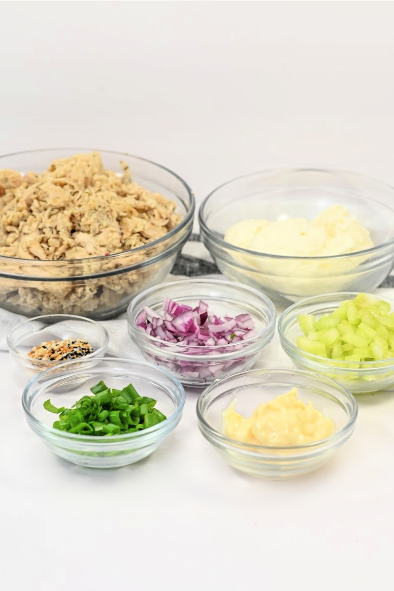 Keto Everything Bagel Chicken Salad Ingredients