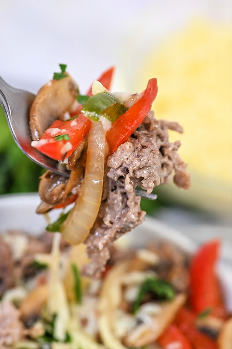 Keto Protein Philly Cheesesteak Bowls