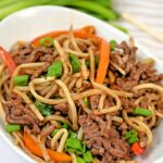 Easy Keto Lo Mein With Ground Beef