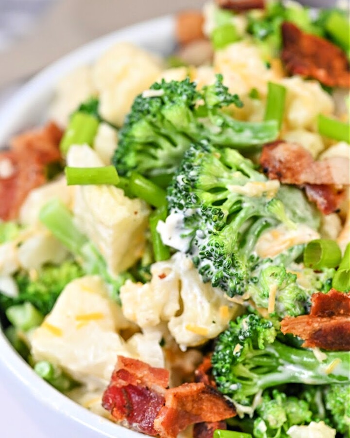 Keto Bacon Ranch Chopped Salad