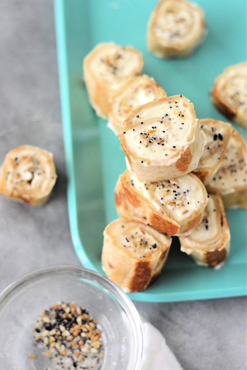 Keto Cream Cheese Bagel Bites
