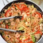 Keto Shrimp and Pork Thai Drunken Noodles