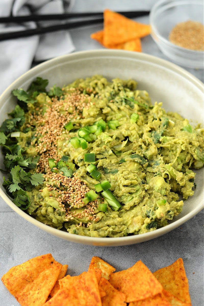 Low-carb Asian Guacamole