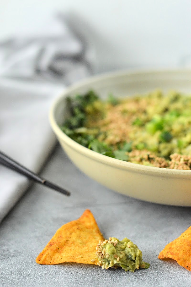 Low-carb Asian Guacamole