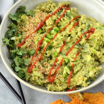 Low-carb Asian Guacamole