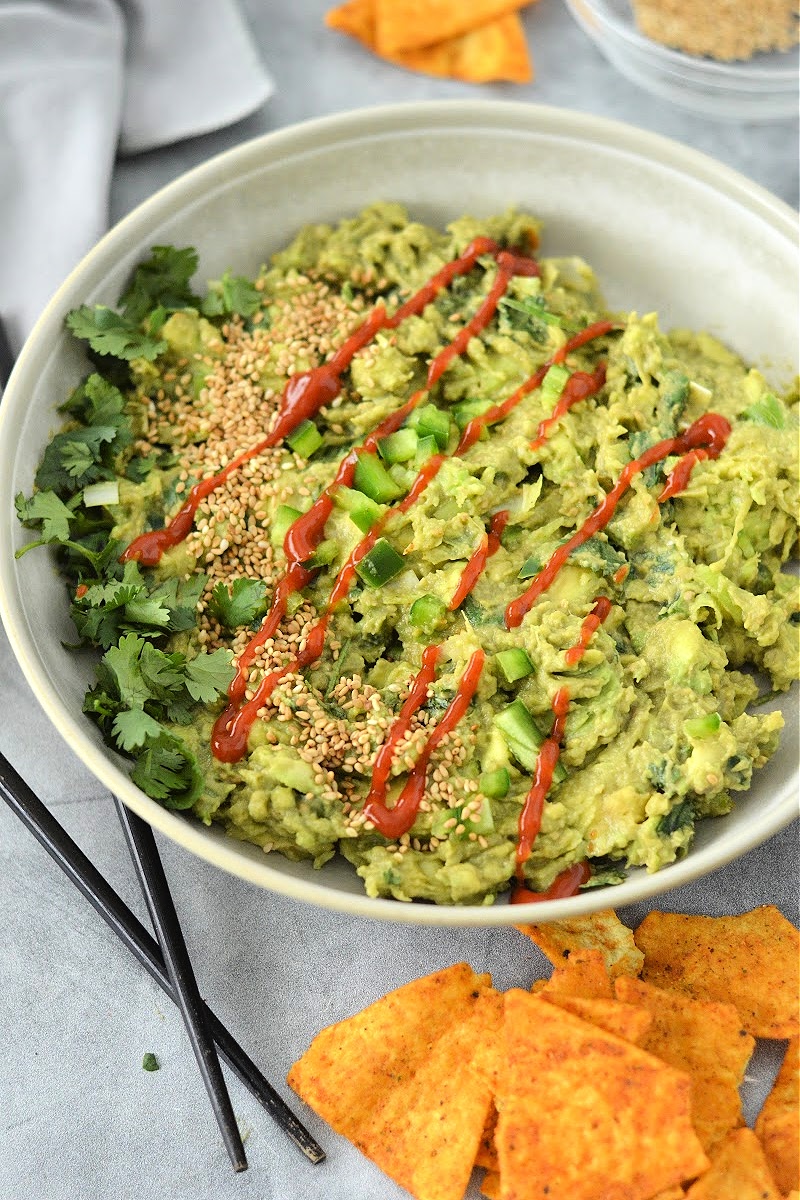 Low-carb Asian Guacamole