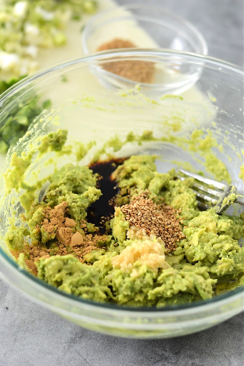 Low-carb Asian Guacamole