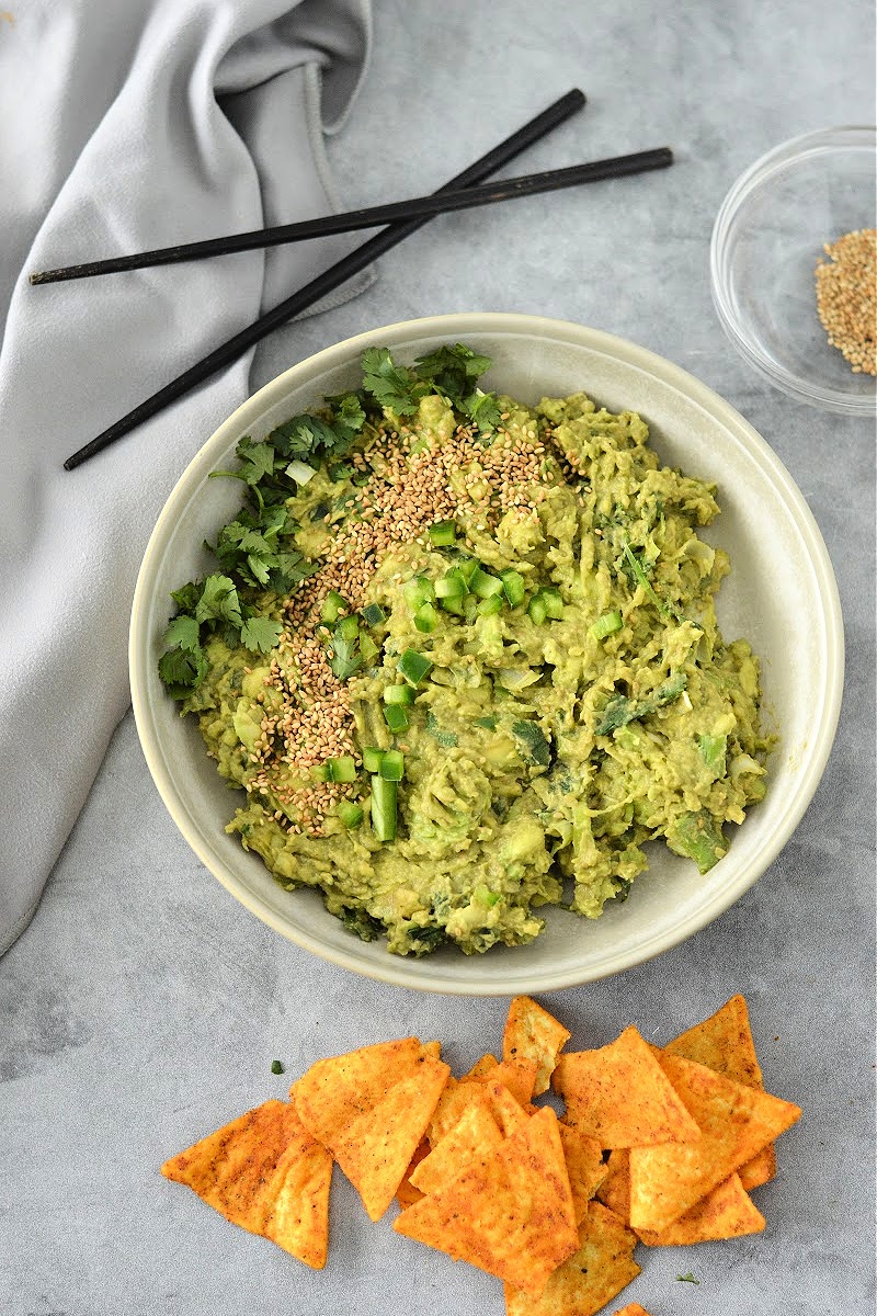 Low-carb Asian Guacamole