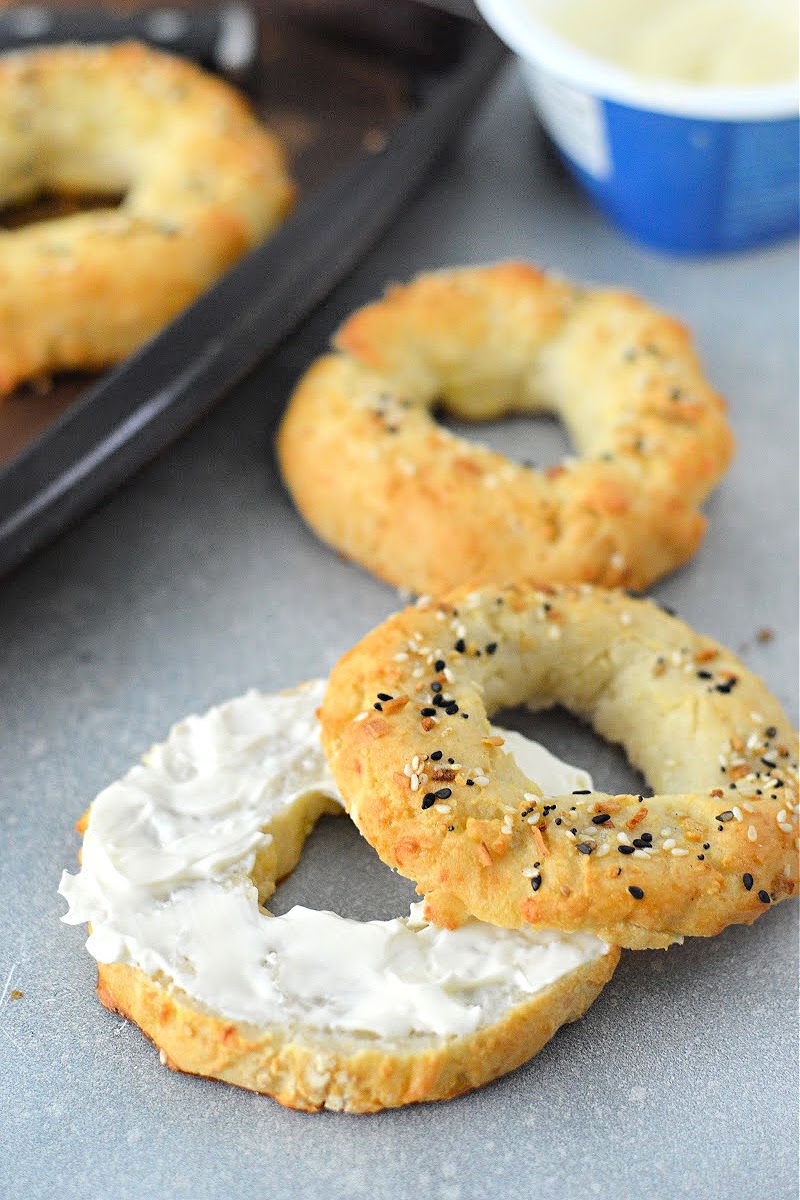 Keto Cottage Cheese Bagels