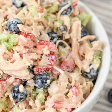Keto Summer Berry Chicken Salad