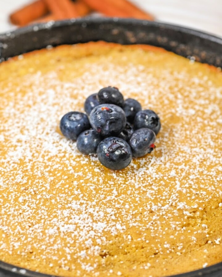Keto Pumpkin Spice Dutch Baby
