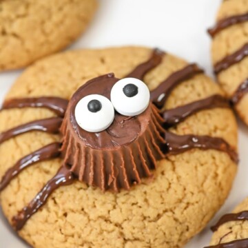 Keto Peanut Butter Spider Cookies
