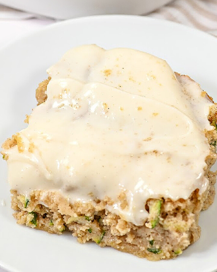 Keto Cinnamon Brown Sugar Zucchini Cake