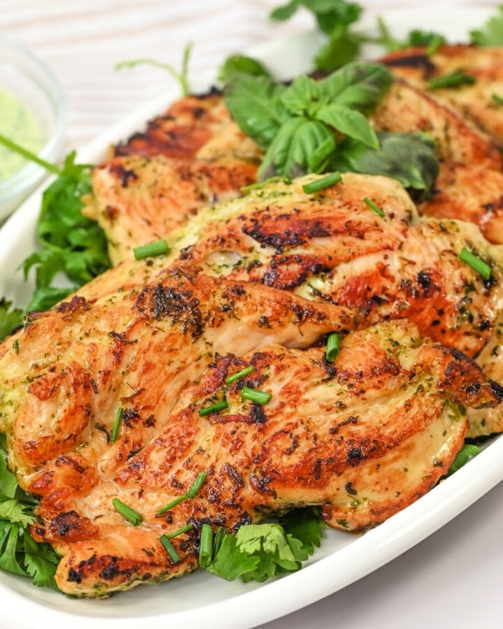 Keto green goddess chicken