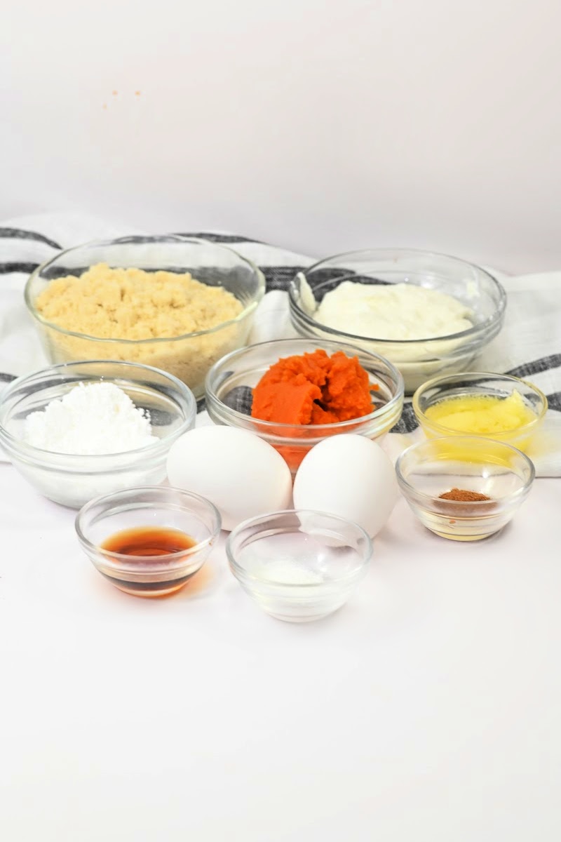 Keto Cottage Cheese Pumpkin Pancakes Ingredients