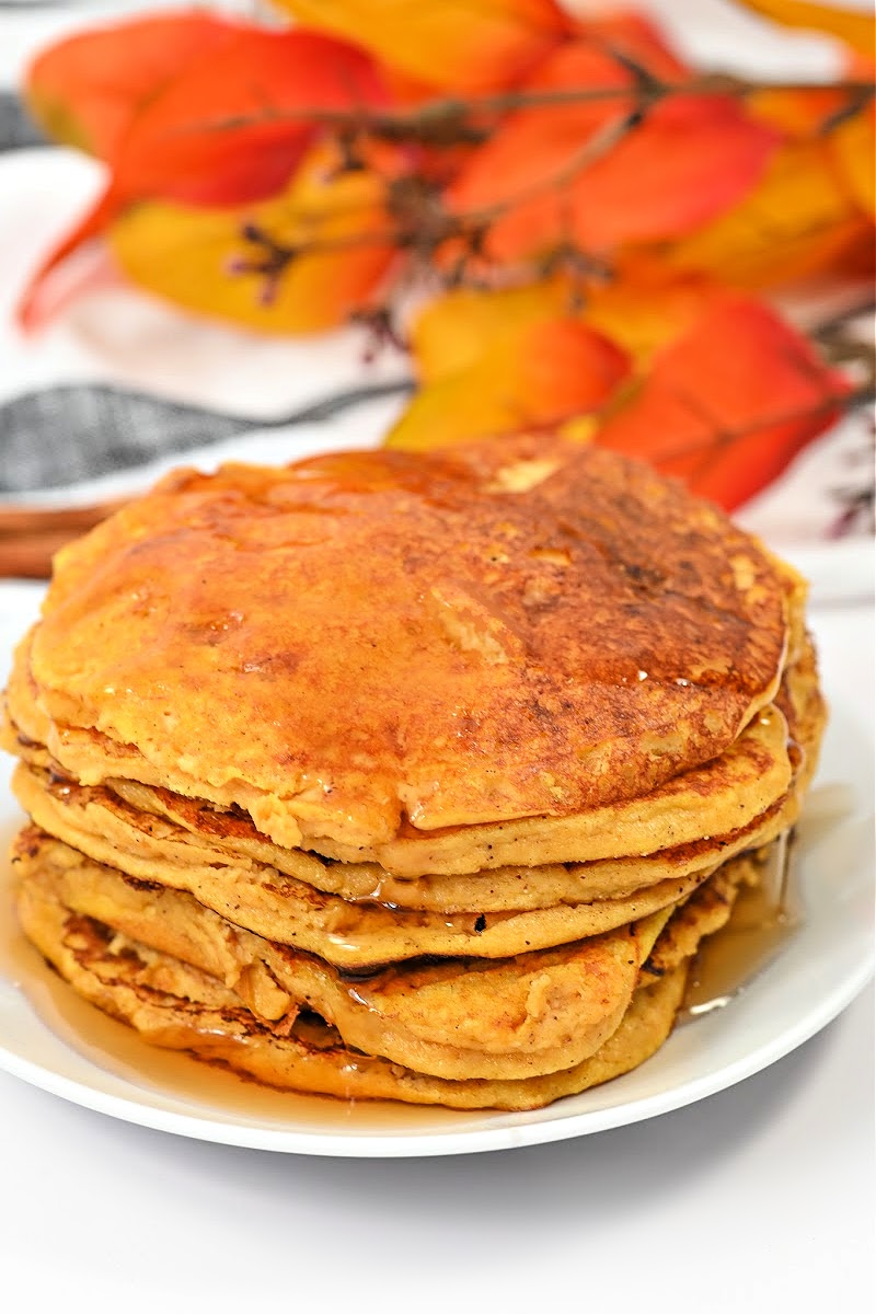 Keto Cottage Cheese Pumpkin Pancakes