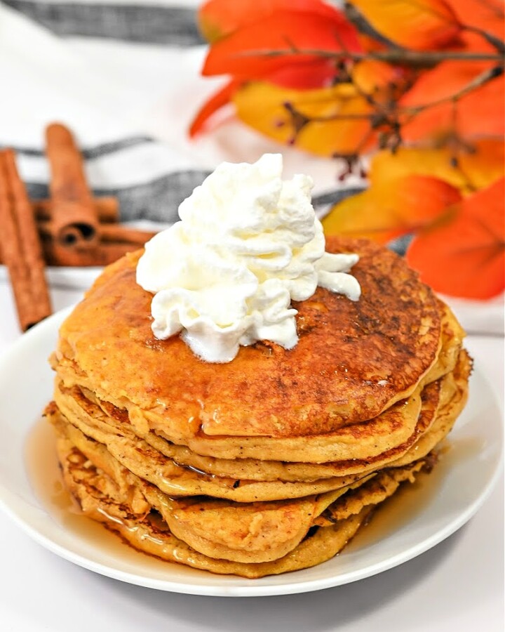 Keto Cottage Cheese Pumpkin Pancakes
